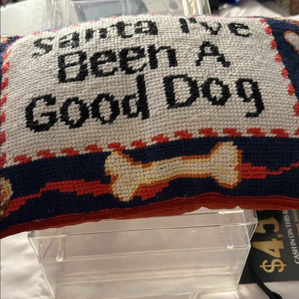 Santa I've Been A Good Dog Pillow